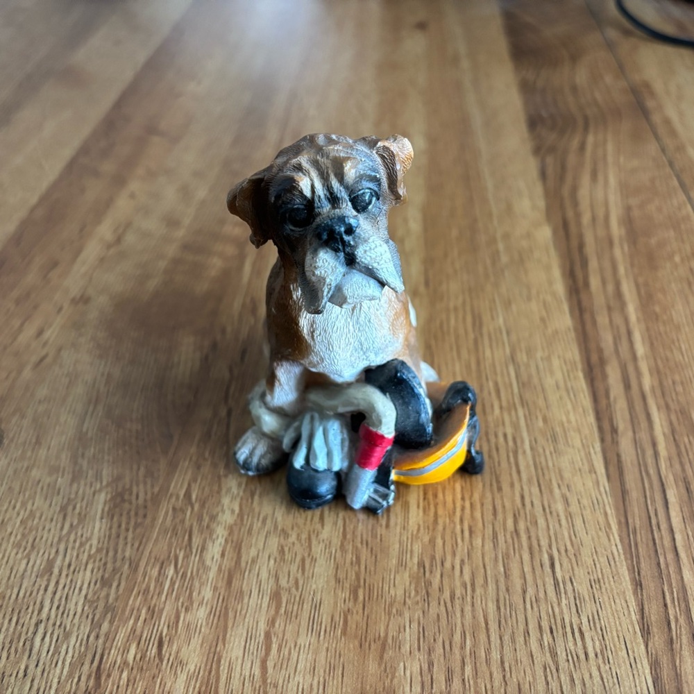 Charming Brown Dog Figurine